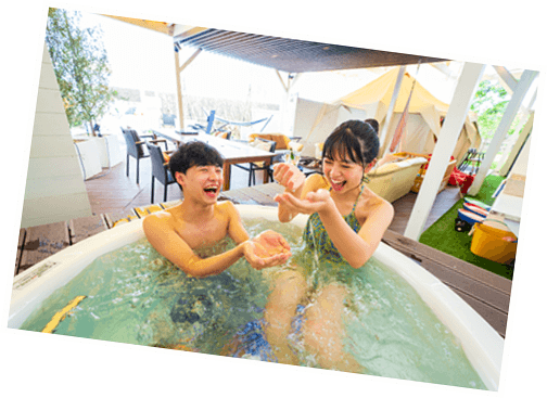 ワンちゃんと泊まれるグランピング