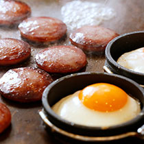 朝食バイキング