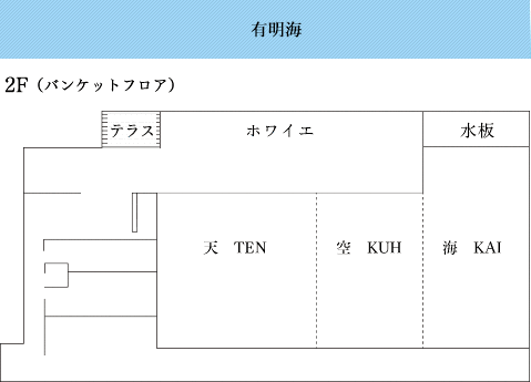 2F（バンケットフロア）