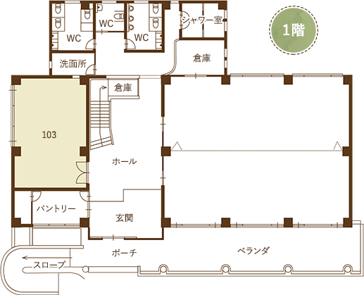 1F間取り図