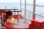 “Celestial” private outdoor hot spring with amazing ocean and starlit sky view!